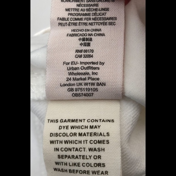 Free People Carpenter Crop White Raw Hem Jeans 2 - Picture 3 of 10